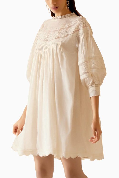 Lea Ivory Tunic Dress