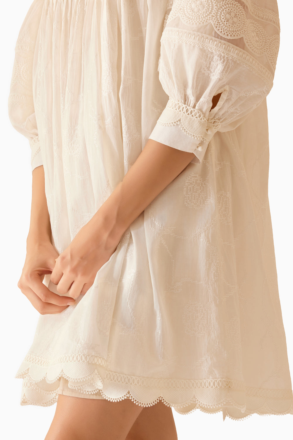 Lea Ivory Tunic Dress