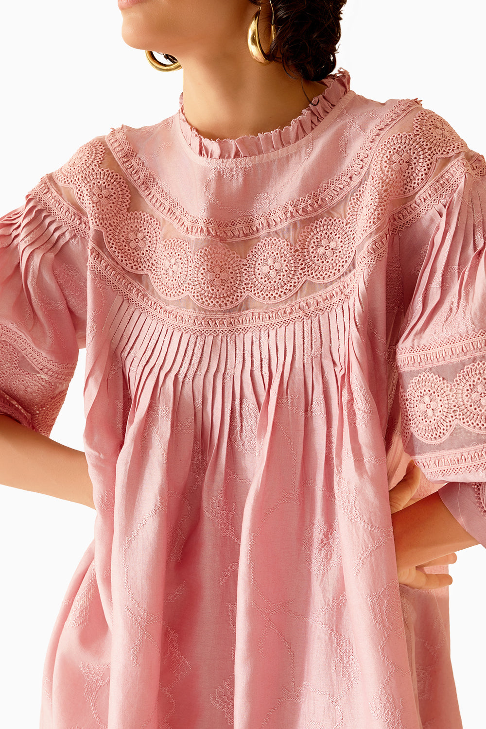 Lea Pink Tunic Dress