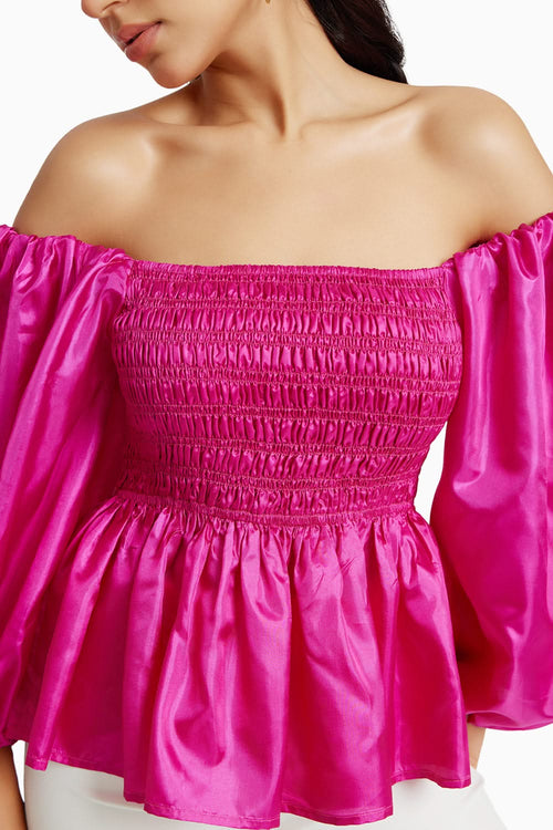 Frankie Fuchsia Pink Top