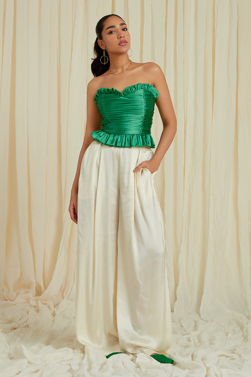 Blanca Emerald Green Top