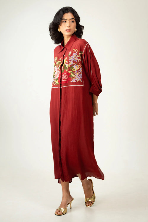 Soft Echo Kaftan Dress