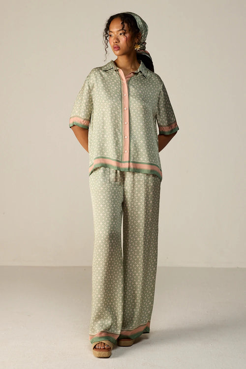 Green Noah Shirt Co-ord Set