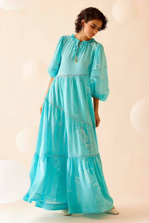 Irha Turquoise Dress