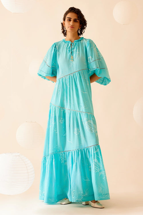 Irha Turquoise Dress