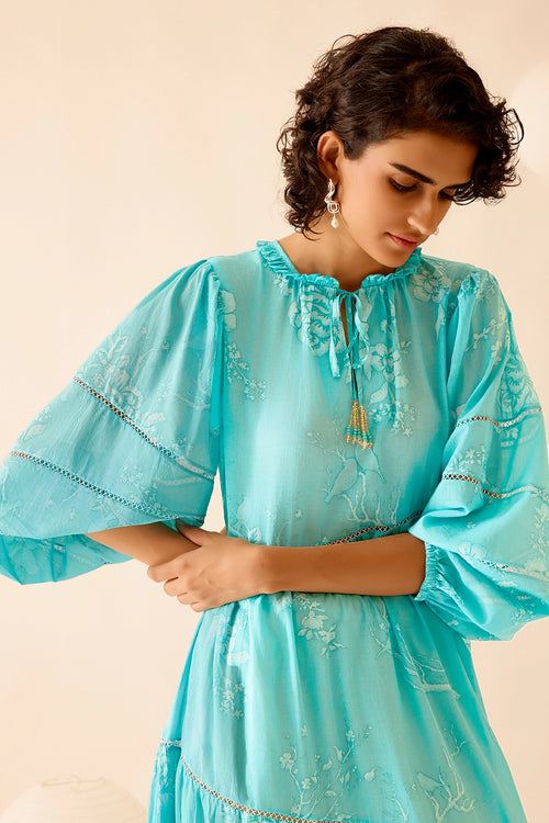 Irha Turquoise Dress