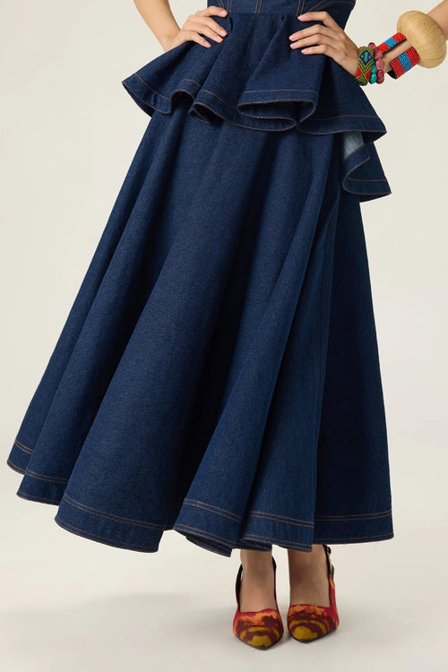 Blue Lyro Skirt