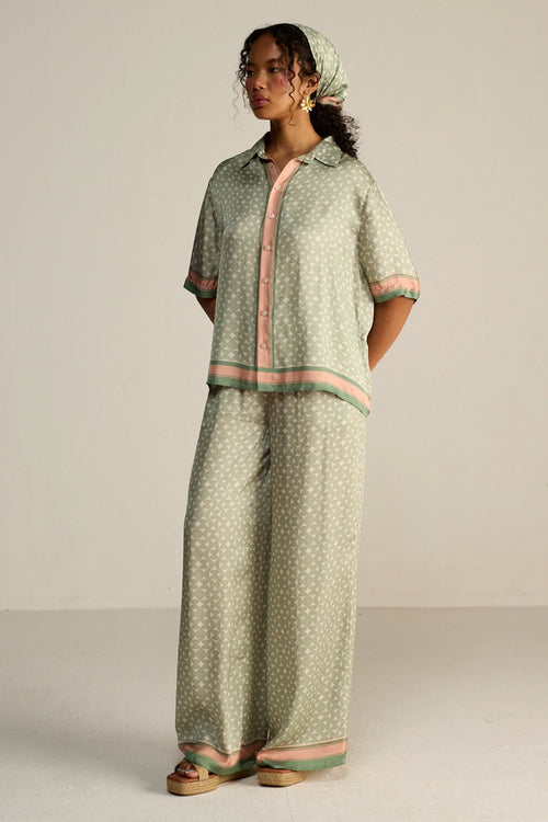 Green Noah Shirt Co-ord Set