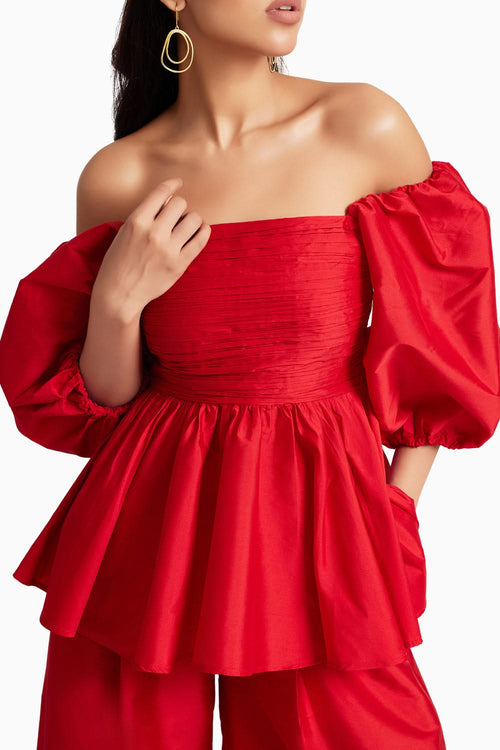 Angie Red Top