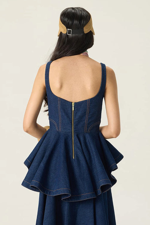 Blue Peni Blouse