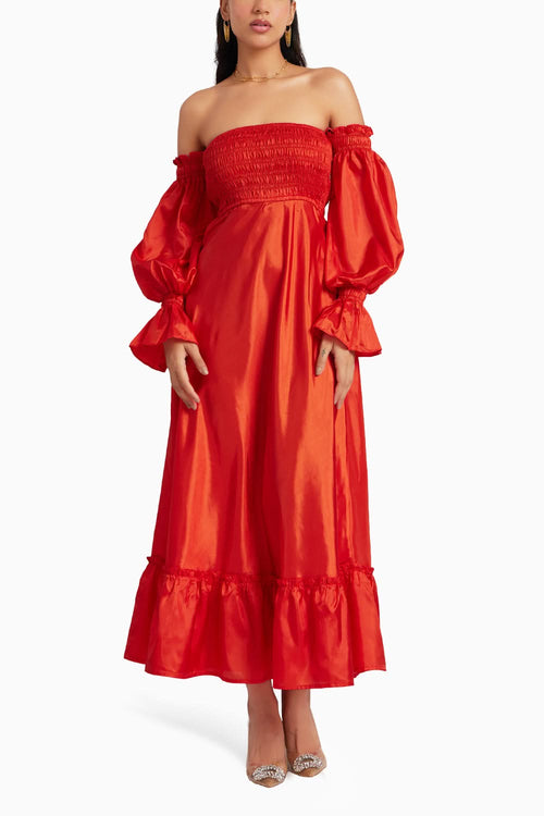 Amie Poppy Red Dress