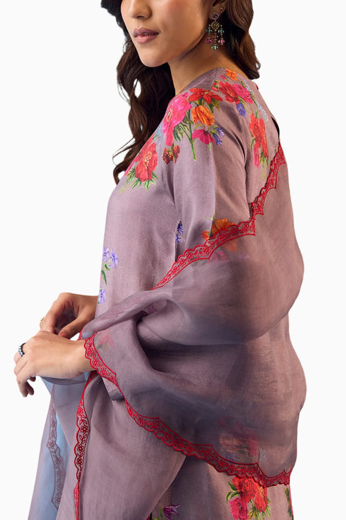 Ethereal Slate Dupatta