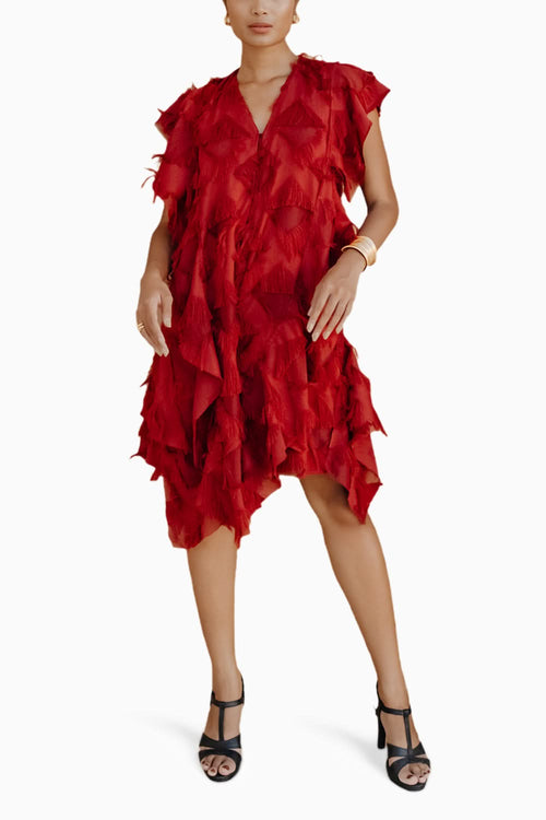 Scarlet Bloom Dress