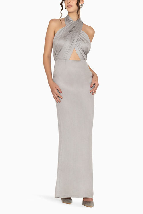 Starry Night Grey Gown