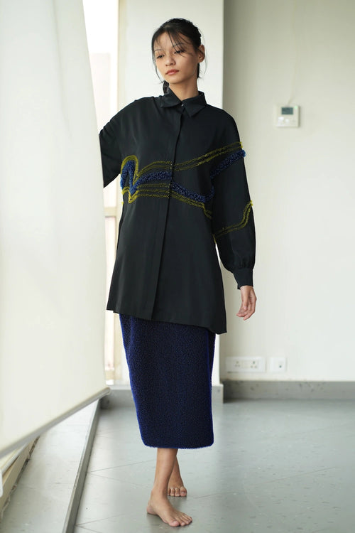 Black Lumen Skirt