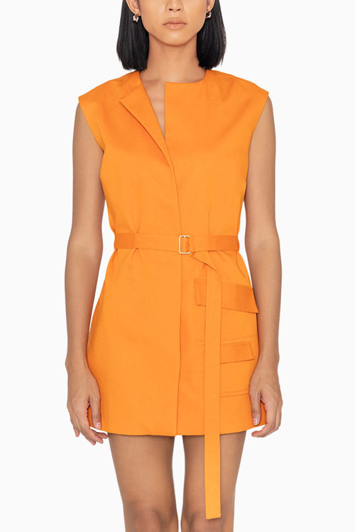 Orange Cova Santa Dress