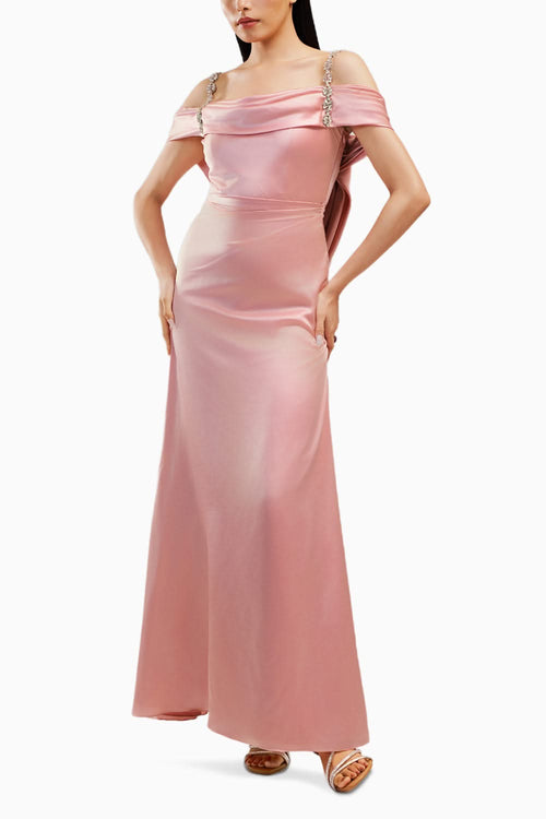 Aurora Square Neckline With Dimontee Strap Back