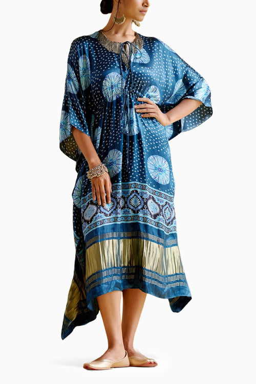 Ahilya Blue Kaftan