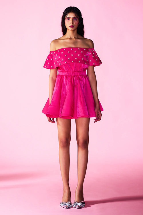 Darlene In Pink Puffed Dress