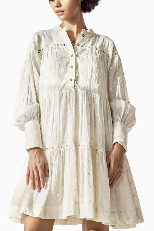 White Pebble Dress