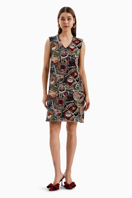 Stamp Magazine Dress