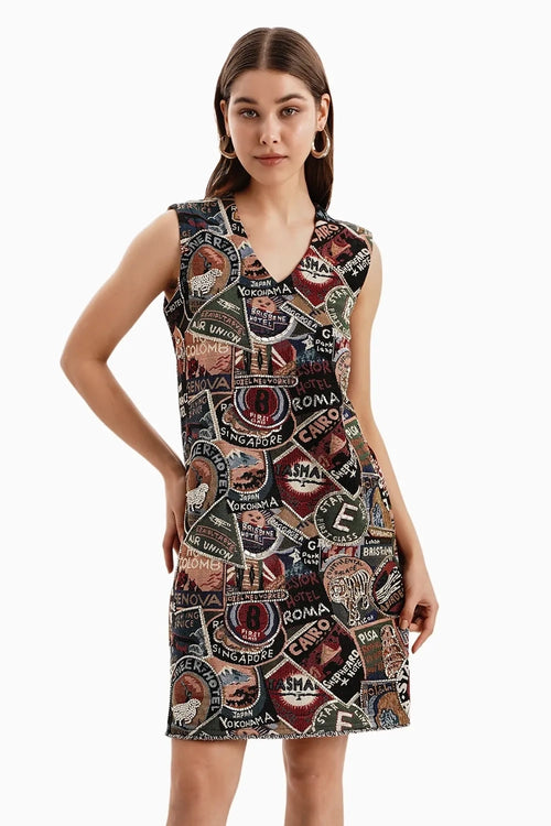 Stamp Magazine Dress
