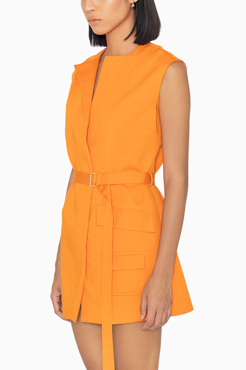 Orange Cova Santa Dress