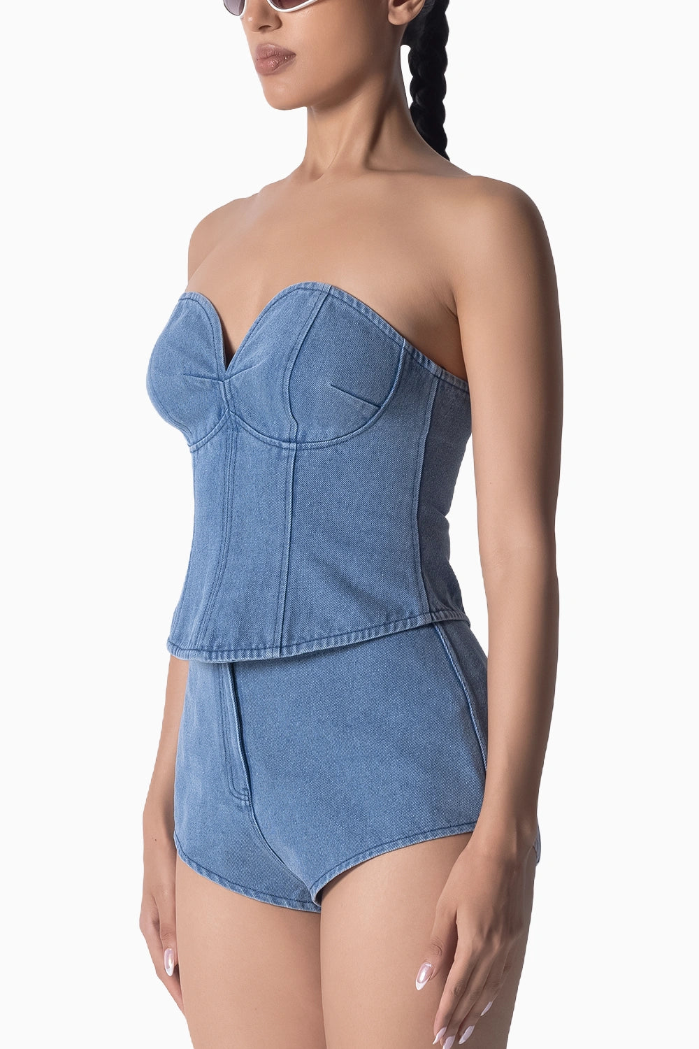 Blue Den Corset