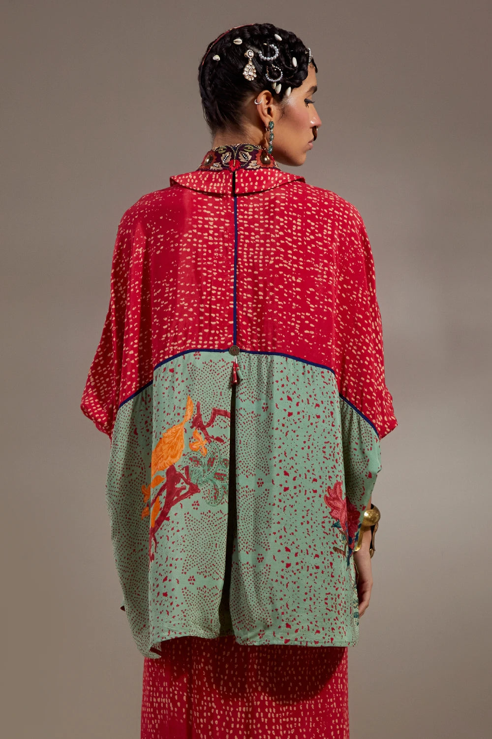 Ash Green Anka Mandala Shirt
