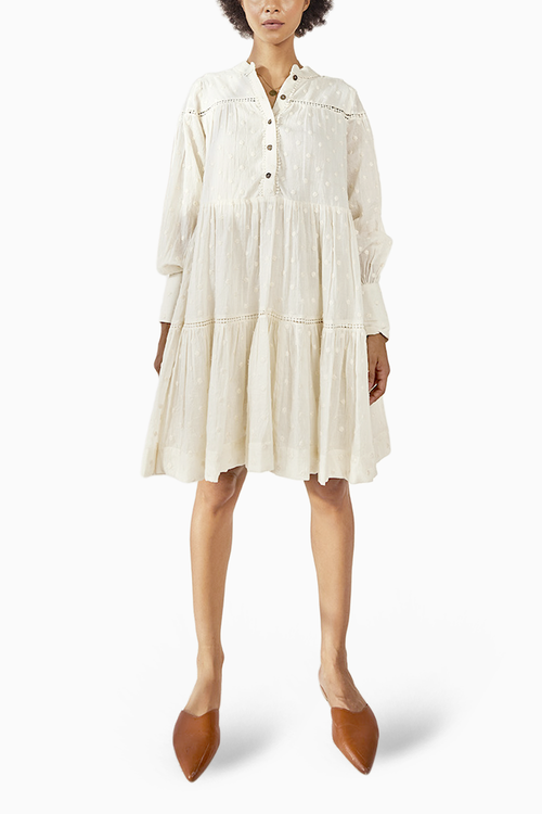 White Pebble Dress