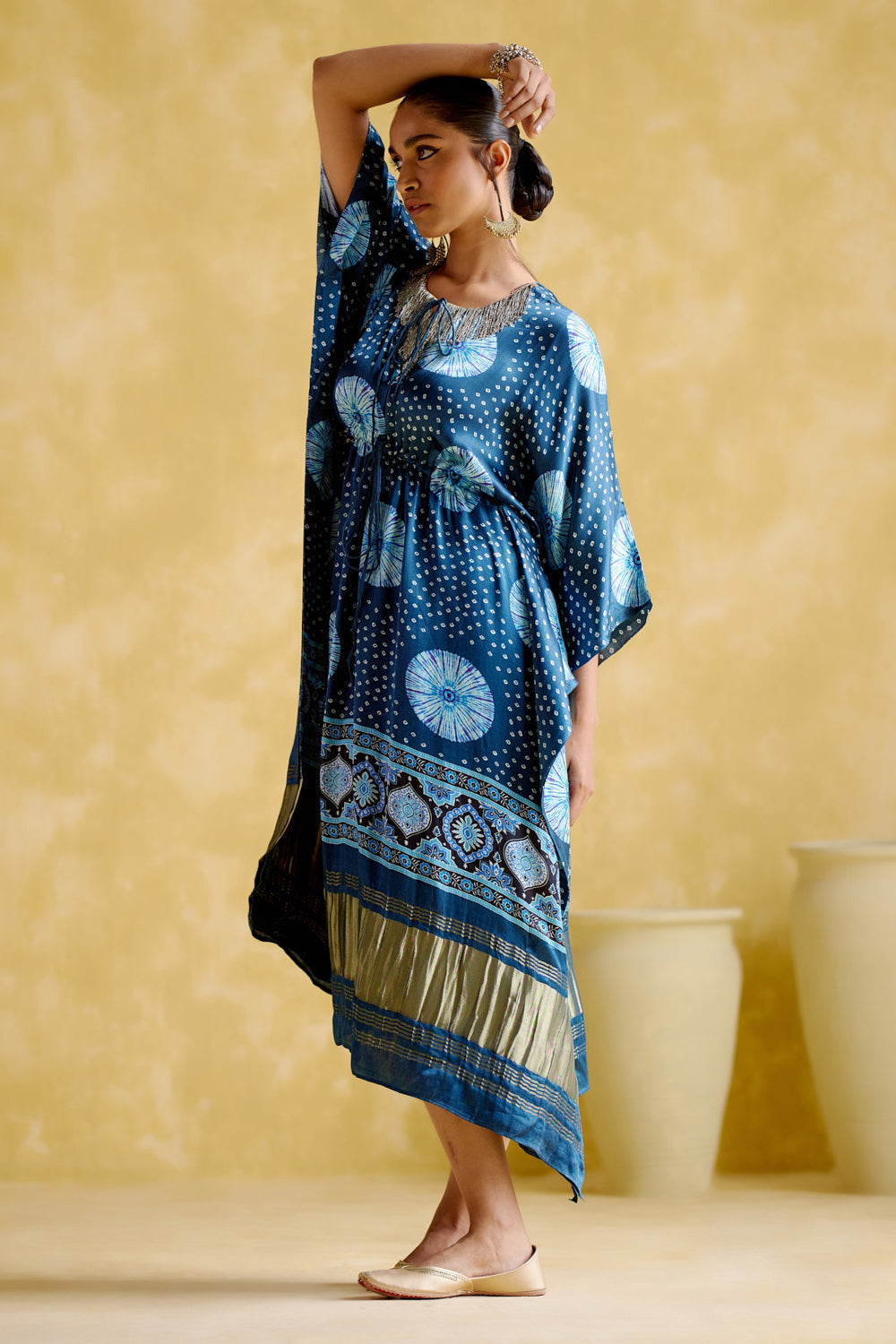 Ahilya Blue Kaftan