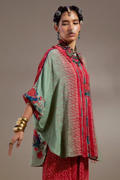 Ash Green Anka Mandala Shirt