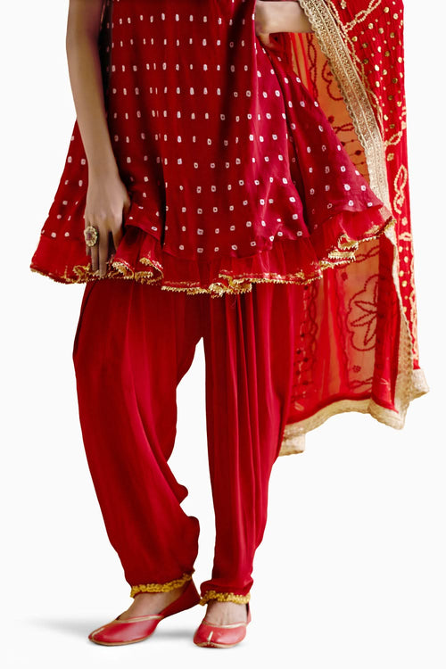 Neo Red Kurti Sets