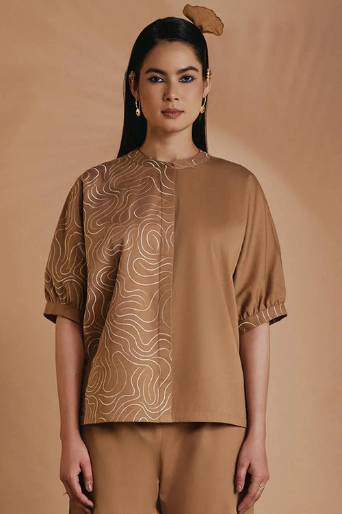 Brown Mirage Shirt