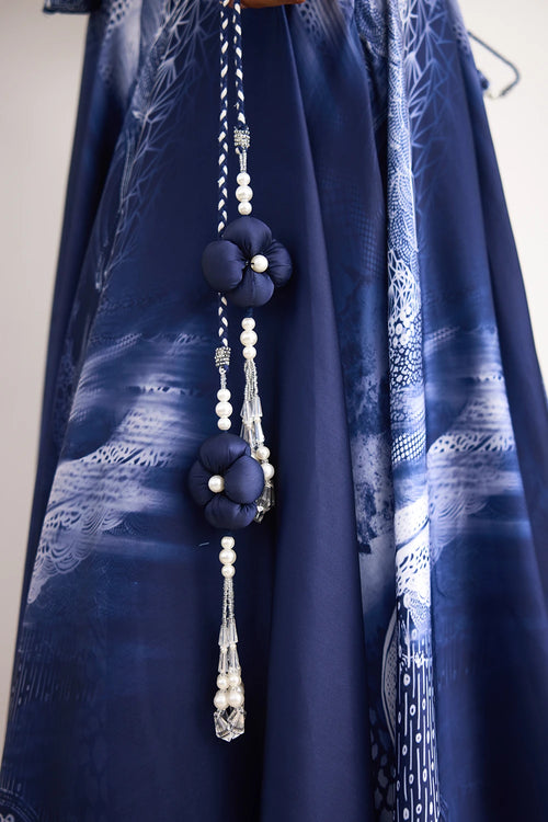 Swirl Lehenga Set with Corset Blouse And Dupatta