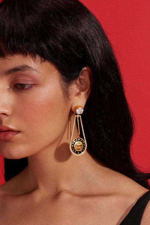 Numisma Pendulum Earrings