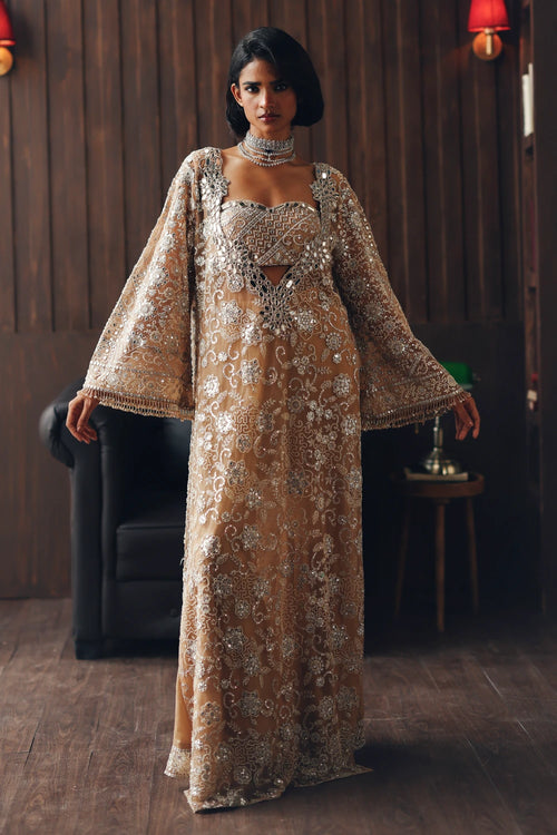 Fasana Golden Kaftan Set