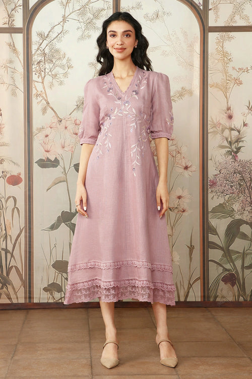 Quartz Diamond Dahlia Dia Dress