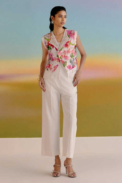 Bougainvillea Bahar Waistcoat