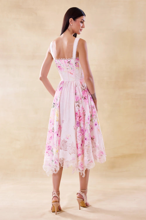 Rose Prism Corset Dress