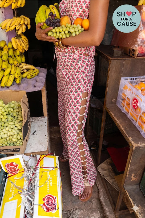 Red Mogra Pants