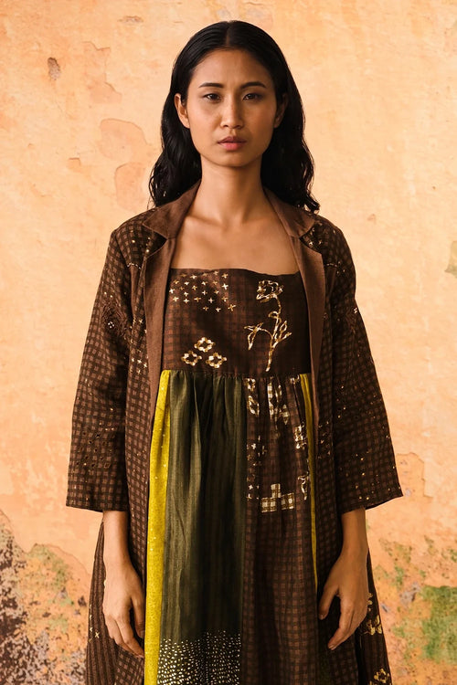 Multi Color Nerissa Dress with Riva Jacket