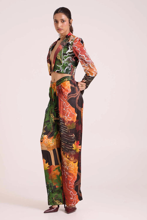 Demeter Cropped Suit Set