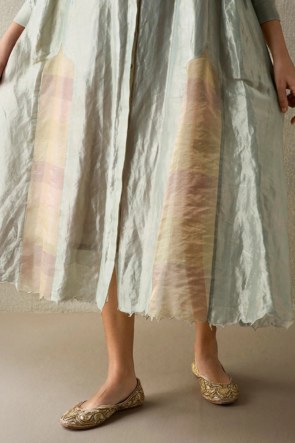 Karam Pachranga Tissue Dress
