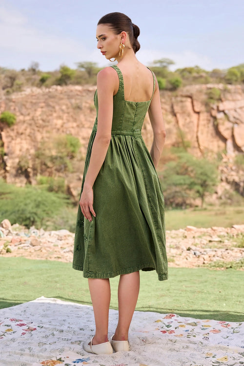 Tahlia Green Dress