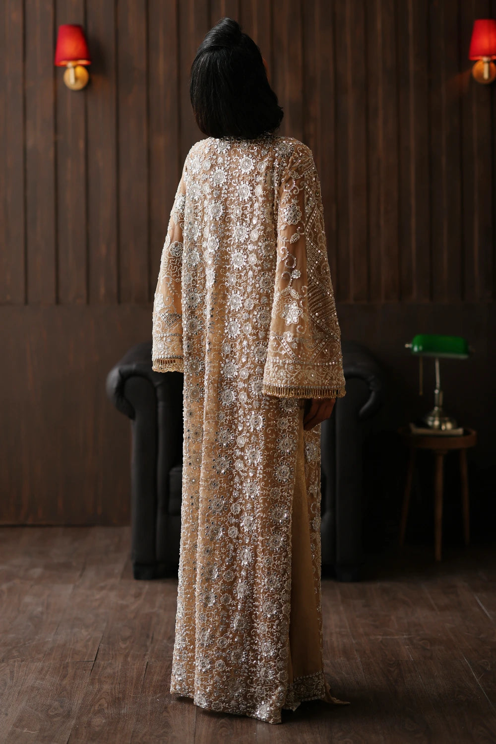 Fasana Golden Kaftan Set