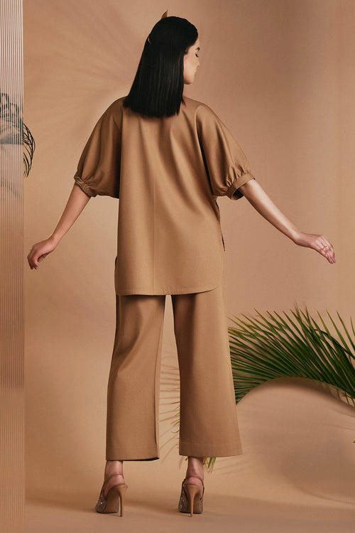 Brown Mirage Co-ord Set