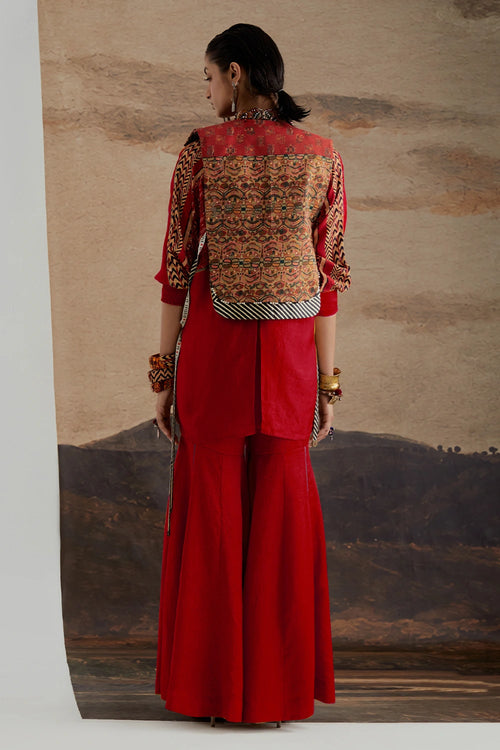 Sindoor Zuri Gilet Set