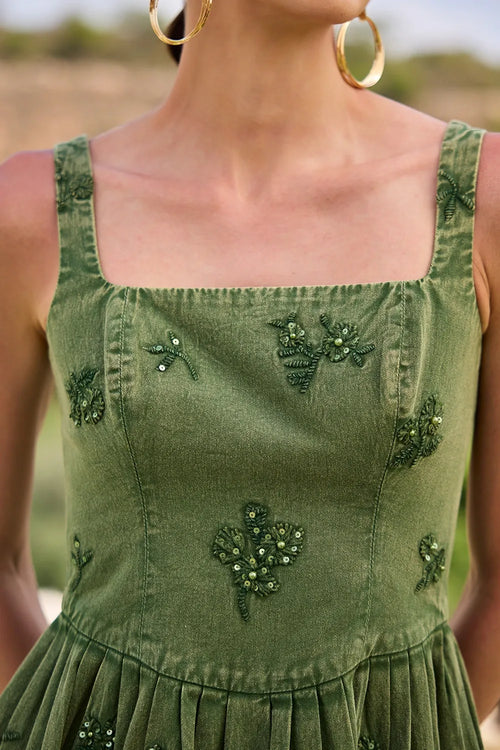 Tahlia Green Dress