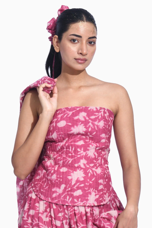 Sangria Corset Set